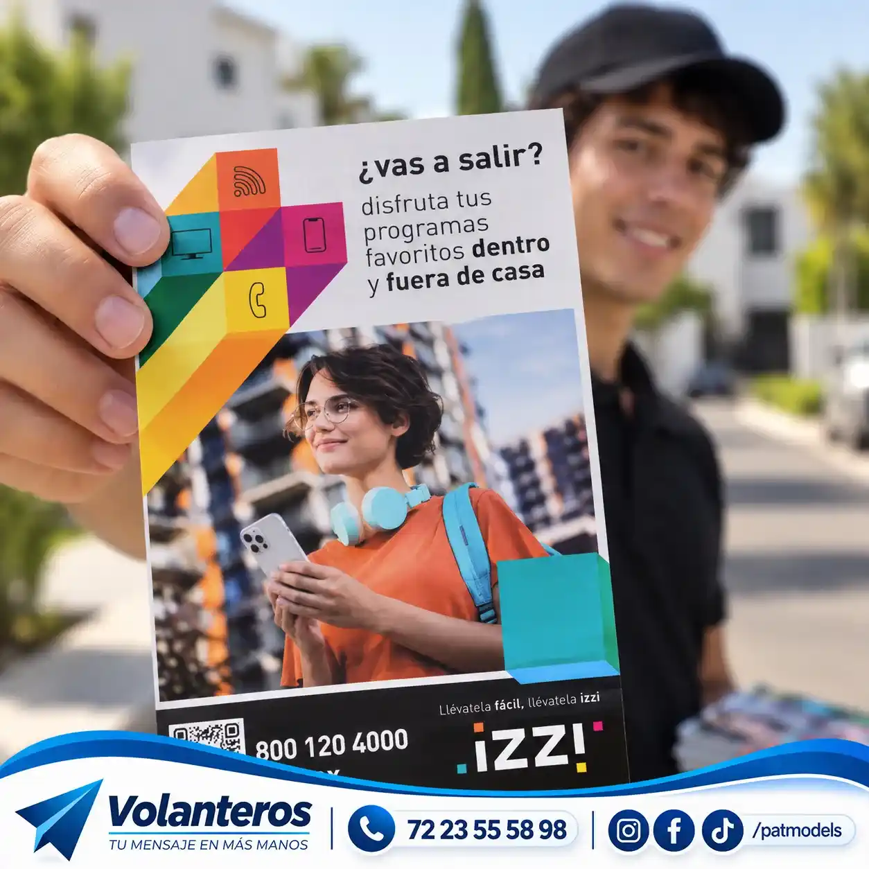 Campaña de volanteo de Izzi en Toluca y Metepec