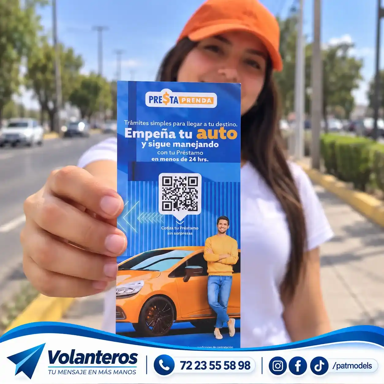 Campaña de volanteo de Presta Prenda en Toluca y Metepec